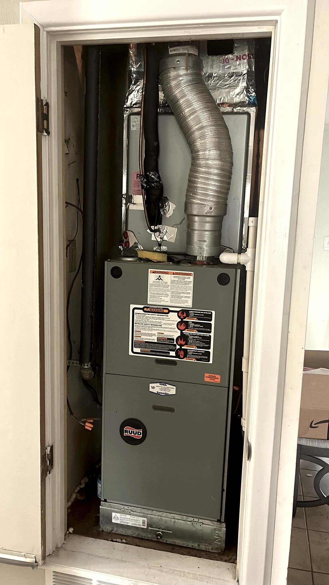 HVAC system replacement and installation. Lionel supplies the packages.